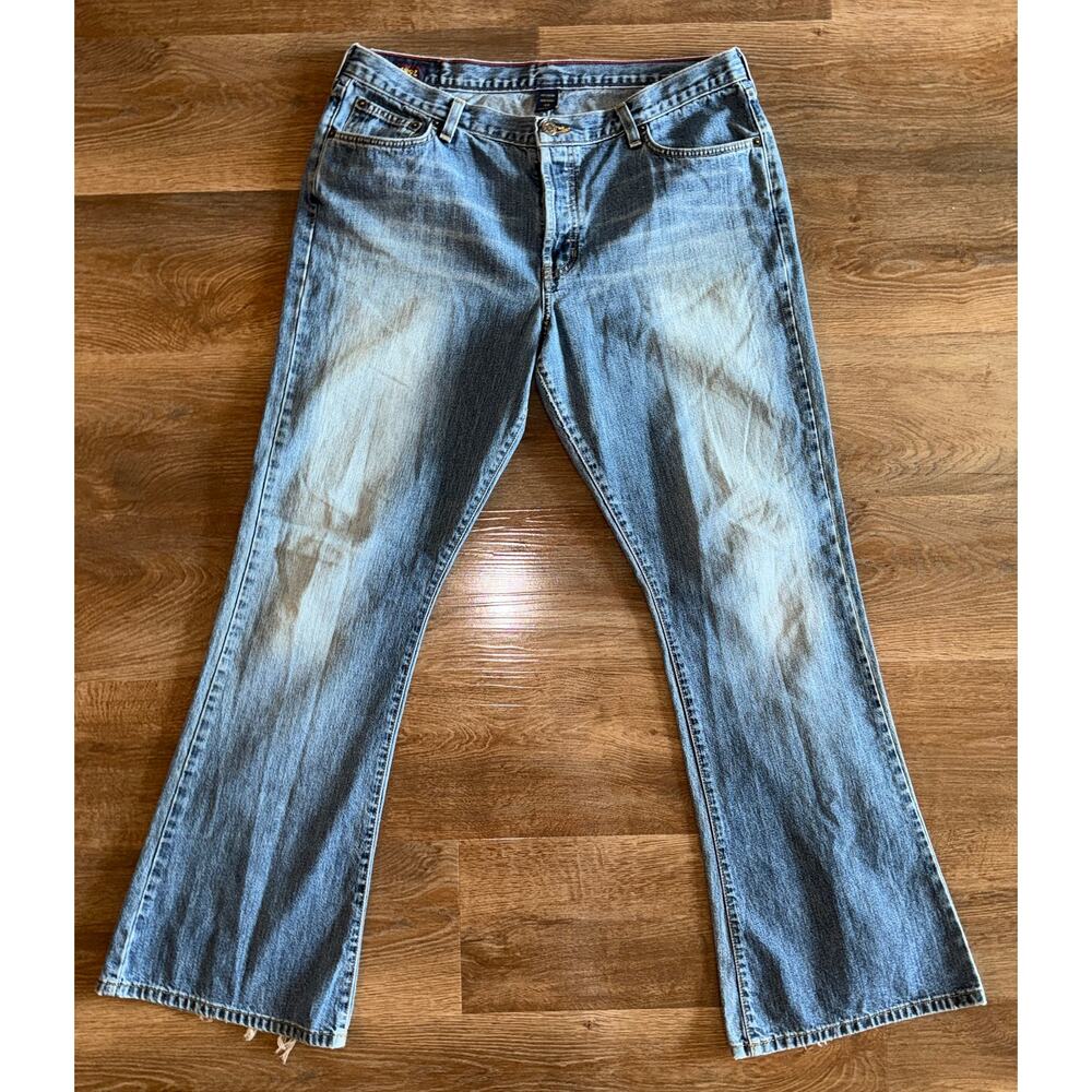 Abercrombie & Fitch 1892 Button Fly Jeans Women’s Size 12R Straight Leg Vintage